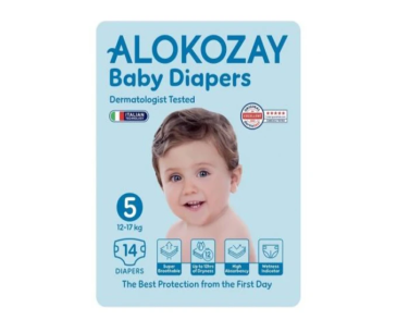 Alokozay Baby Diaper-size 5-14pcs
